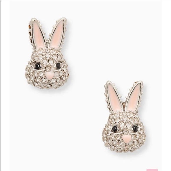 Kate Spade Make Magic Rabbit 🐰 Studs - Picture 2 of 7